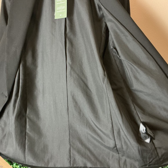 H&M Black Double Breasted Blazer Business Career Interview Jacket - Picture 7 of 7